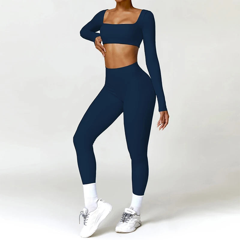 Lara 2PCS Yoga Suit Sports Set Women Quick-Drying